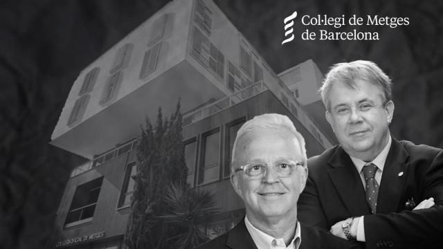El Colegio de Médicos de Barcelona, Marc Soler y Jaume Padrós, aún presidente