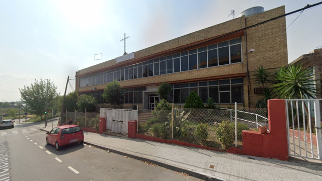 Exterior de la iglesia evangélica donde supuestamente sucedieron los hechos