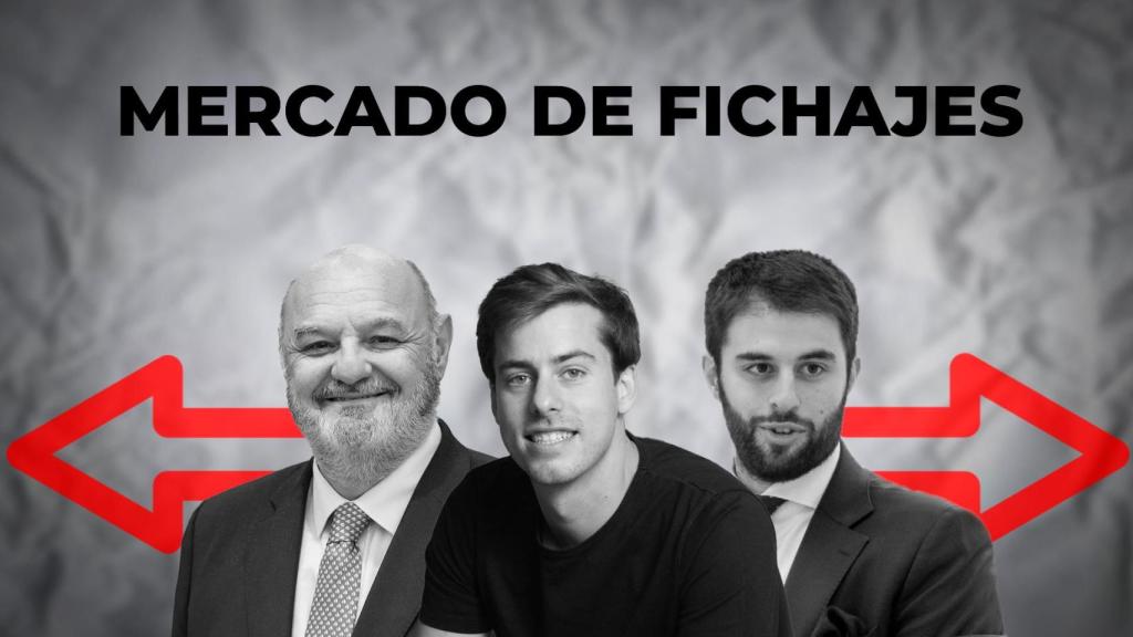 Imagen conjunta de José María Méndez (Caixabank), Pedro Sobral (Glovo) y Pol Pros (beBartlet)
