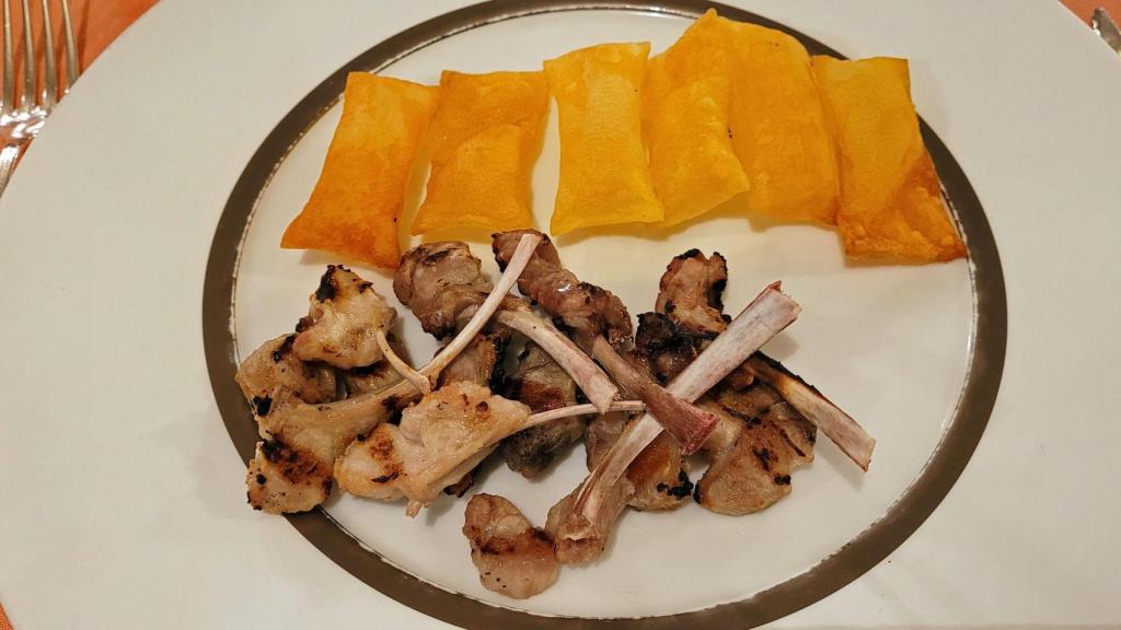 Uno de los platos servidos en el Via Veneto, local de alta cocina frecuentado por Joan Laporta