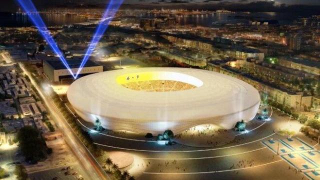 Imagen virtual del nuevo Estadio de Gran Canaria