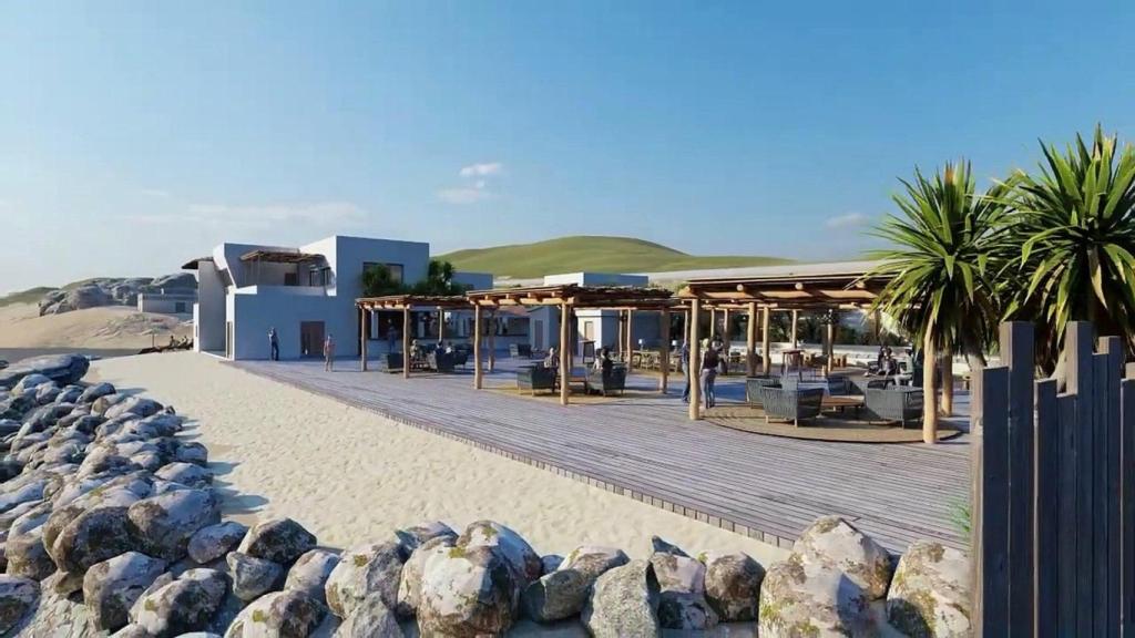 Renderització d'Atlàntida Sitges, un projecte fallit
