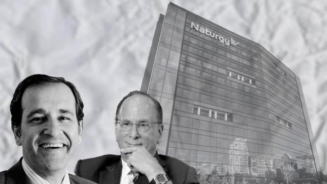 Javier de Jaime, hombre fuerte de CVC en España (izq.), y Larry Fink, CEO de Blackrock / CG