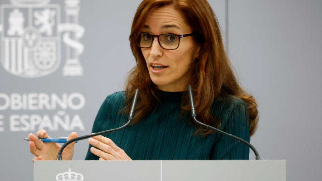 La ministra de Sanidad, Mónica García