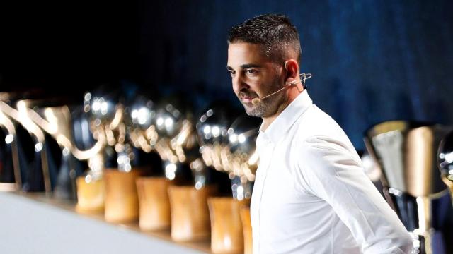 Juan Carlos Navarro, mánager general del Barça de basket, en un acto del club