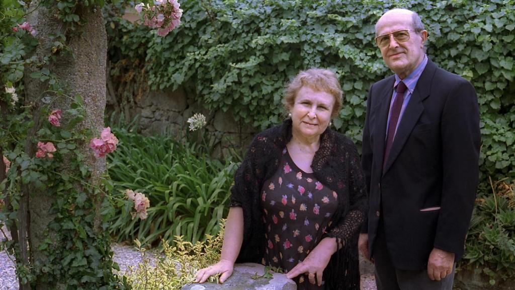 Agustina Bessa-Luís y Manoel de Oliveira.