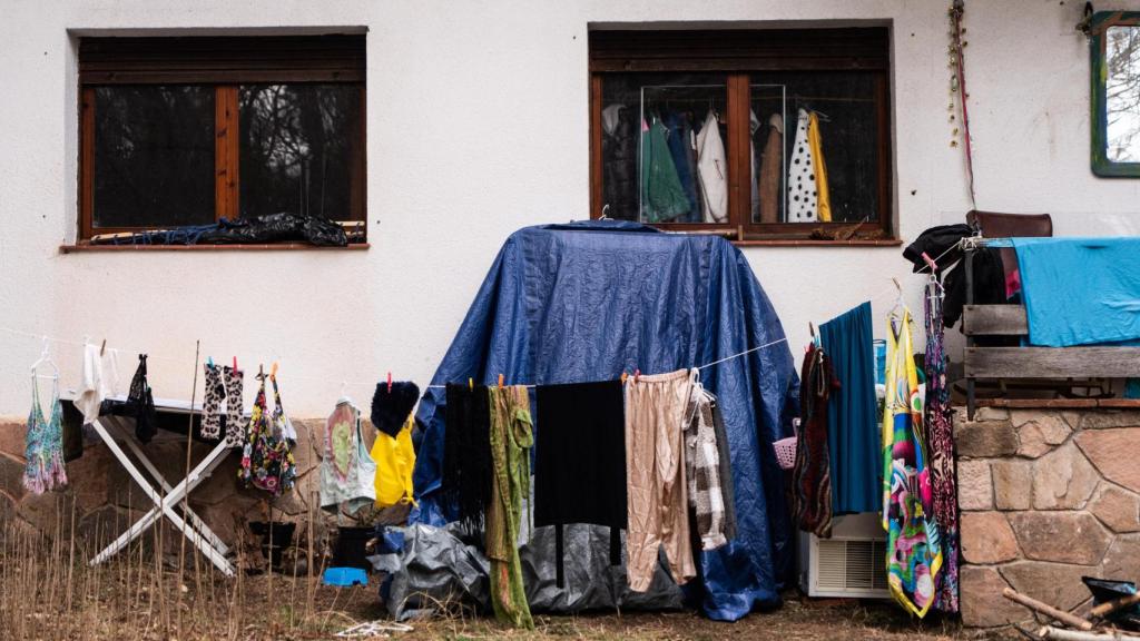 Una de las viviendas de la antigua colonia