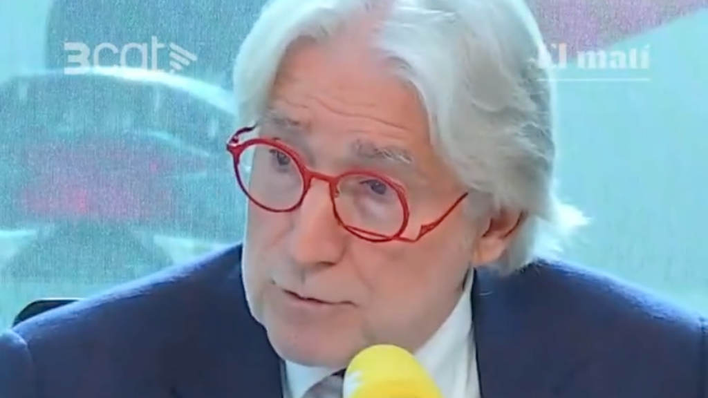 El presidente de Foment, Josep Sánchez Llibre, en Catalunya Ràdio