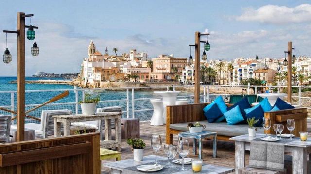 Imagen del Vivero Beach Club, el club de playa más célebre de Cataluña