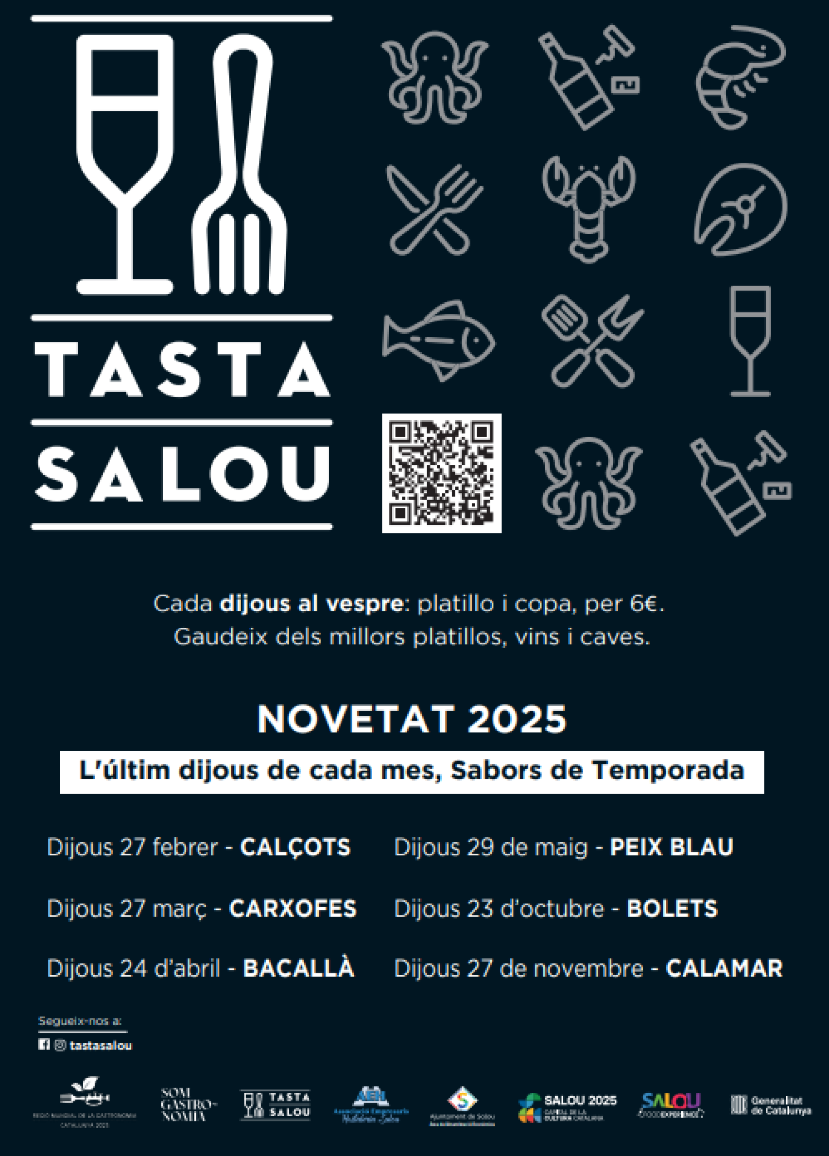 Cartel 'Tasta Salou' 2025