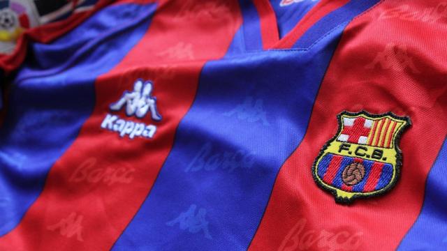 Una camiseta antigua del Barça