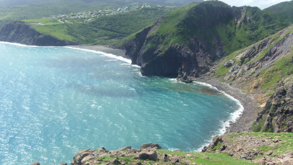 Playa de la isla Montserrat