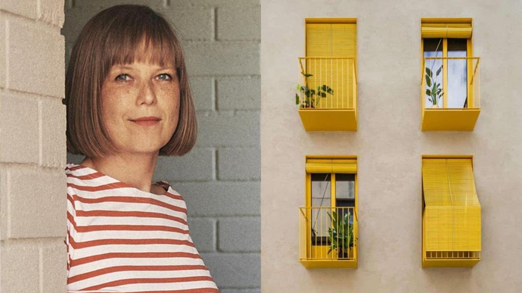 Anna Bach y edificio 7 vidas