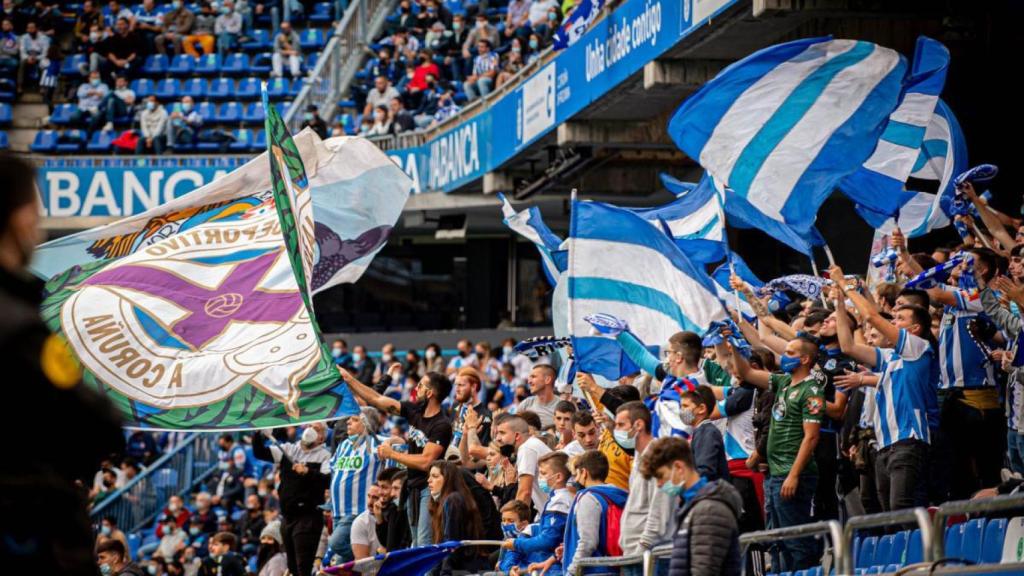 Aficionados del Deportivo en Riazor