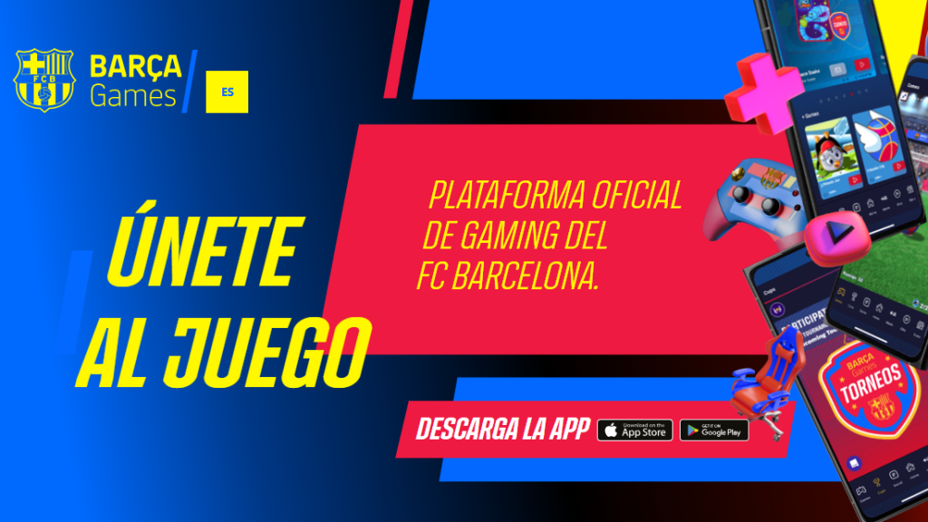 La imagen promocional de Barça Games, la plataforma de videojuegos del club