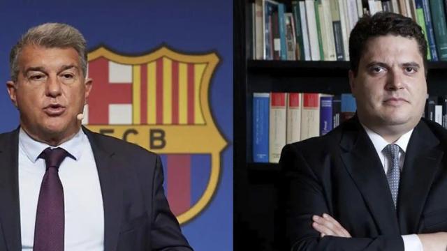 Laporta y Sergi Atienza