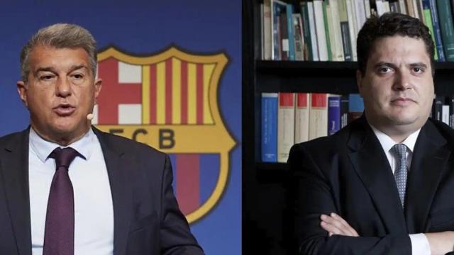 Laporta y Sergi Atienza