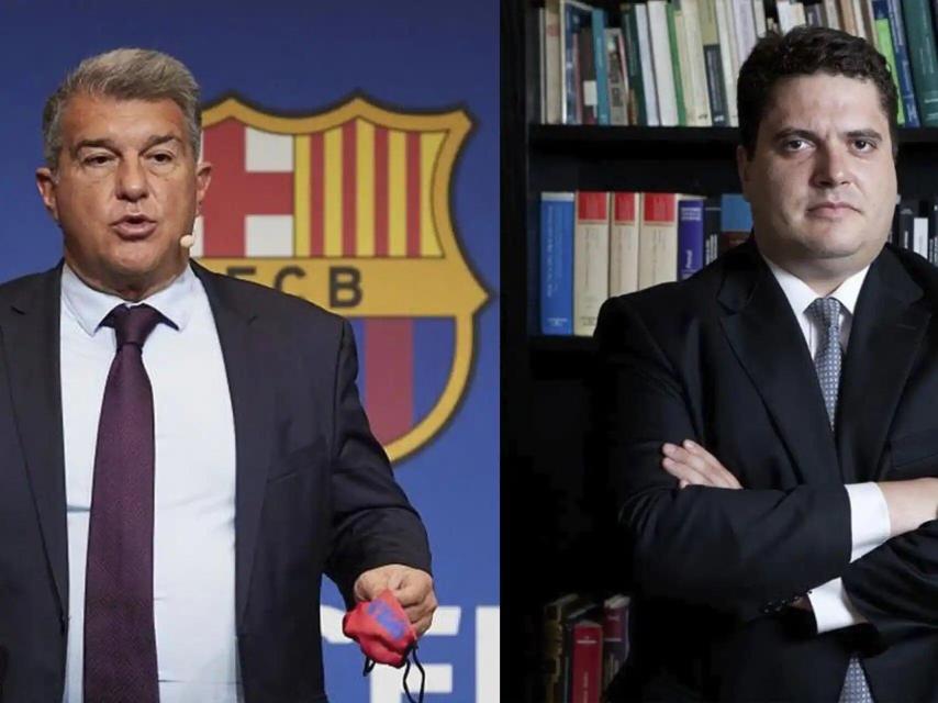 Laporta y Sergi Atienza