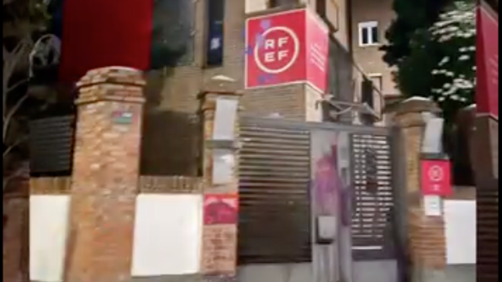 Así ha quedado del sede de la RFEF