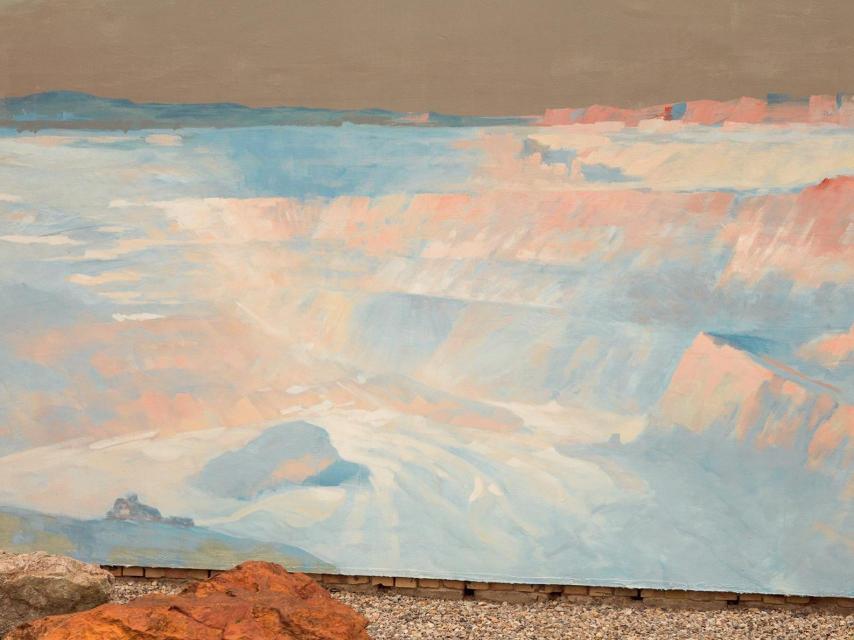 'Mine Wall. After the Rainbow series', de José Guerrero