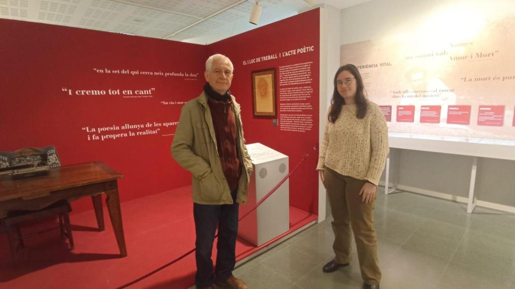 Pep Solà, en el Espai Vinyoli