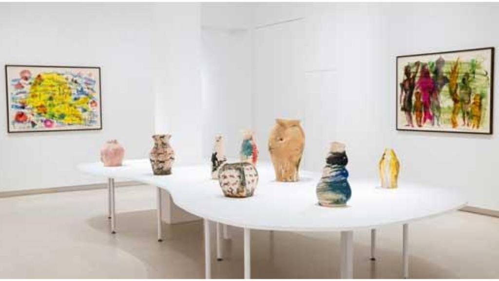 Detalle de la exposición de Miquel Barceló. Galería Elvira González