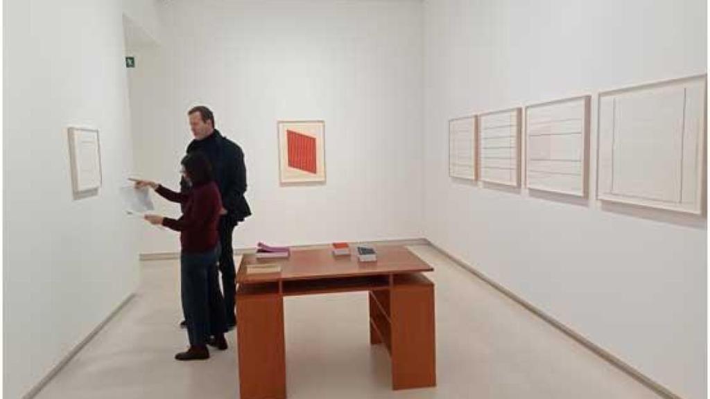 Exposición Donald Judd, galería Elvira González