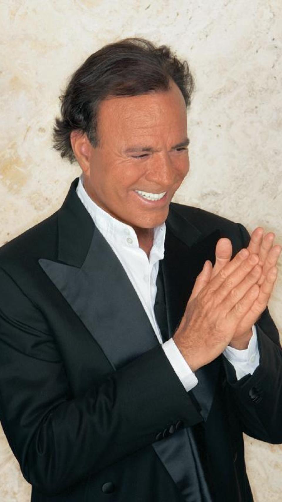 El cantante Julio Iglesias