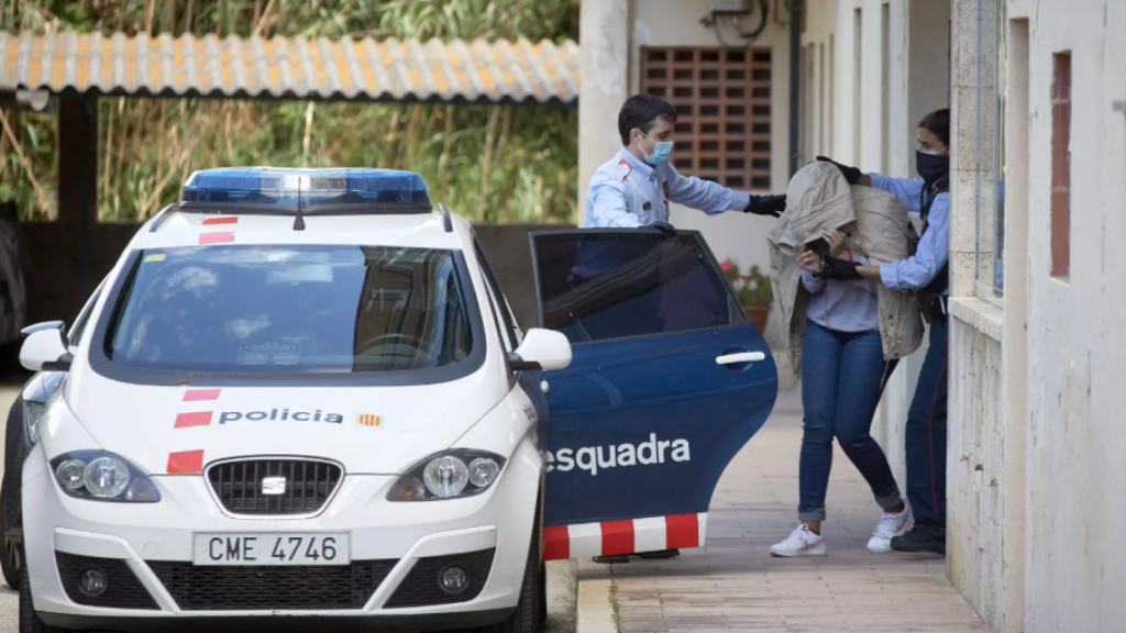 Uno de los registros de la operación 'Loki' en Girona en mayo de 2021