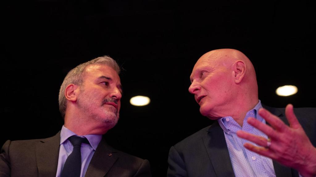 El alcalde de Barcelona, Jaume Collboni, y el CEO de GSMA, John Hoffman (