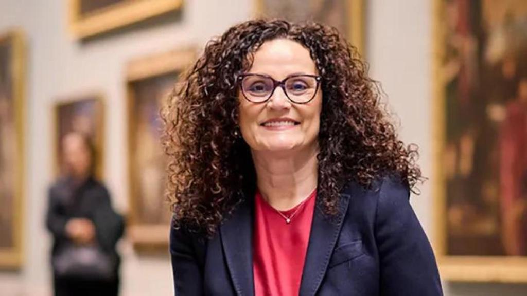 Olga Sánchez, en El Prado, museo del que es vocal