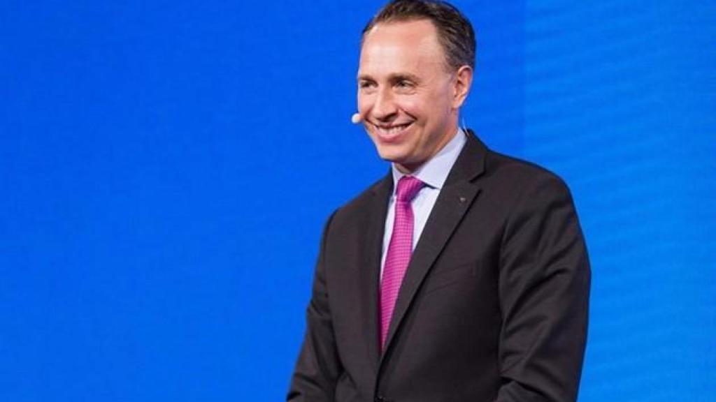 Thomas Buberl, consejero global de Axa, en un acto empresarial