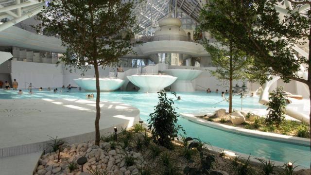 Imagen del centro de ocio termal de Caldea