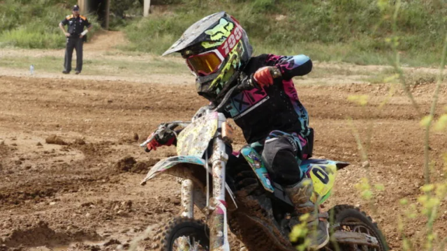 Imagen de una prueba anterior de motocros organizada por la FCM