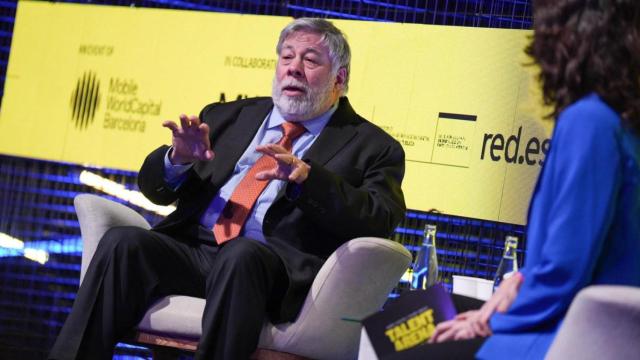 Imagen de Steve Wozniak, cofundador de Apple, en el Talent Arena