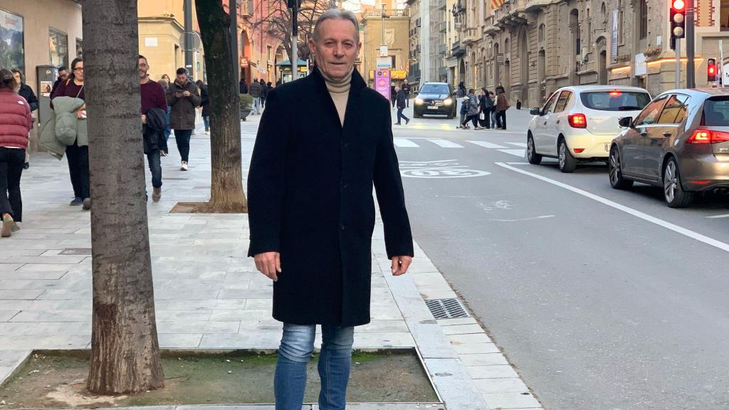 Josep Anglada, als carrers de Vic