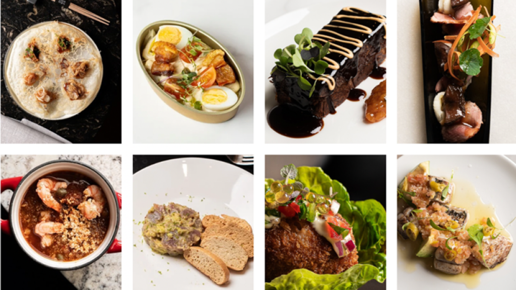 Diversos platos del 'Passeig de Gourmets'