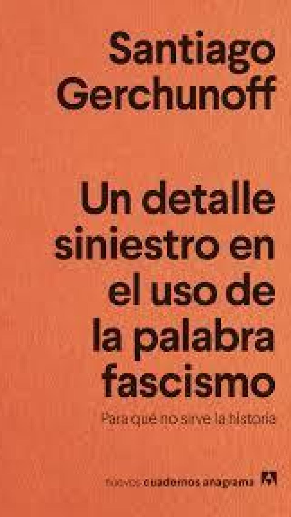 Portada del libro de Gerchunoff