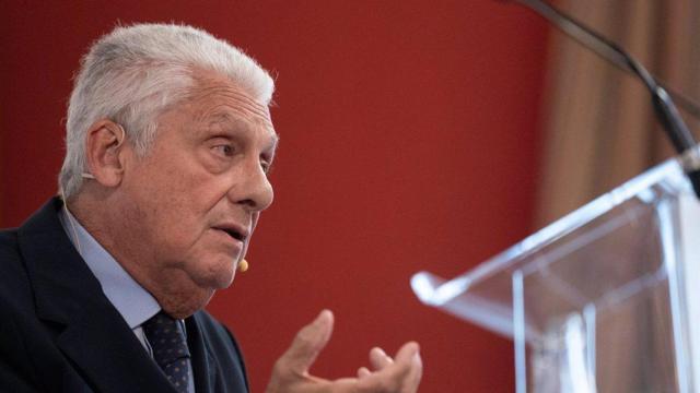 Jordi Clos durante una charla en el Círculo Ecuestre