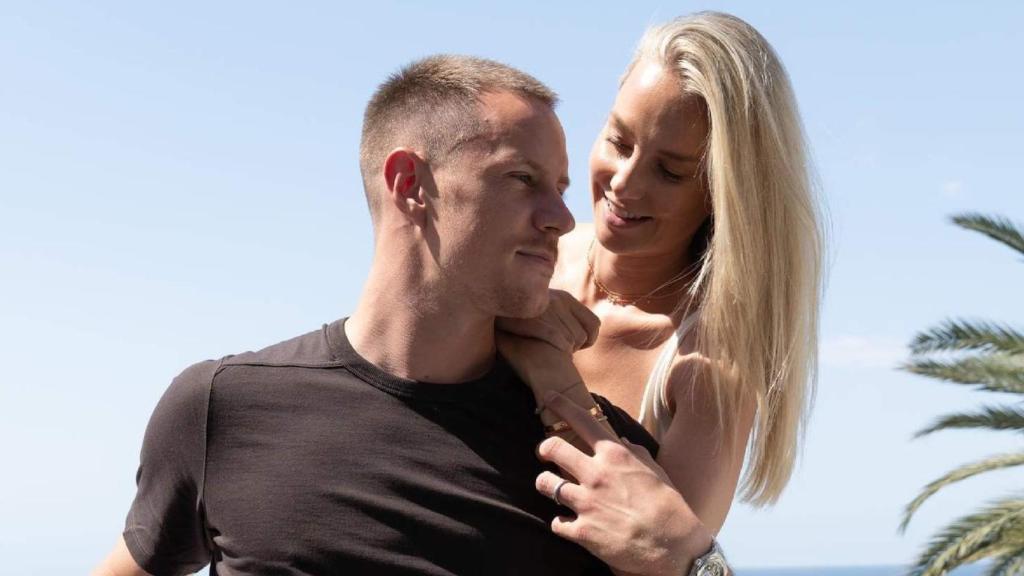 Ter Stegen y Daniela Jehle, durante unas vacaciones