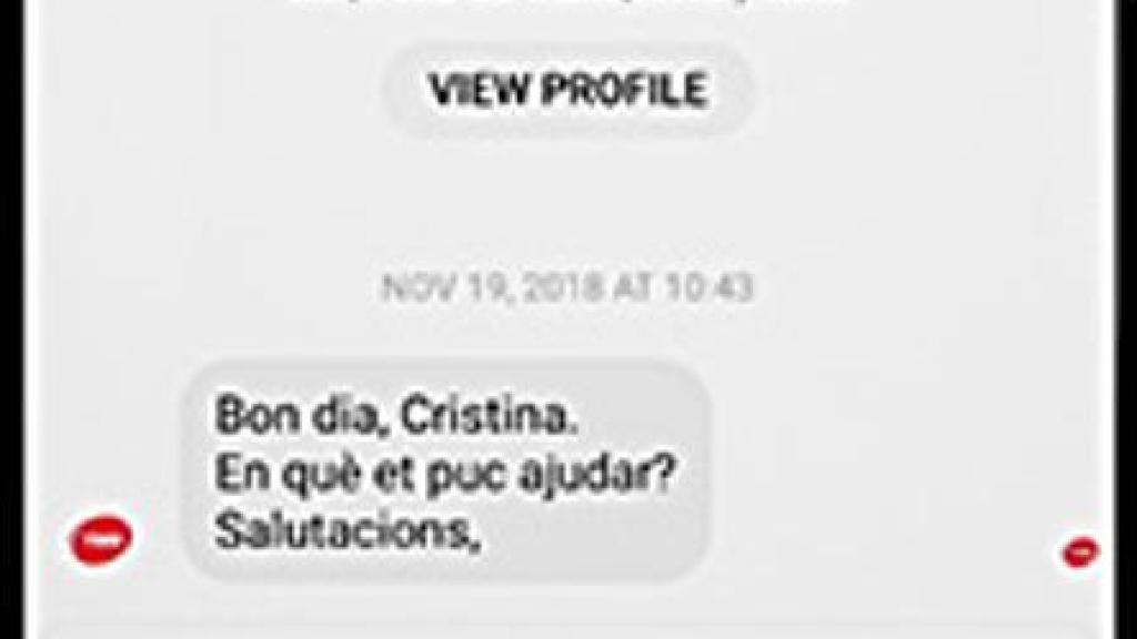 Chat de Facebook de TMB