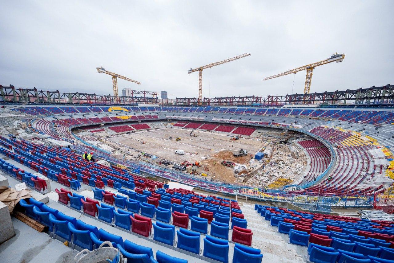 Avance insuficiente en las obras del Camp Nou: fotogalería a tres meses del clásico