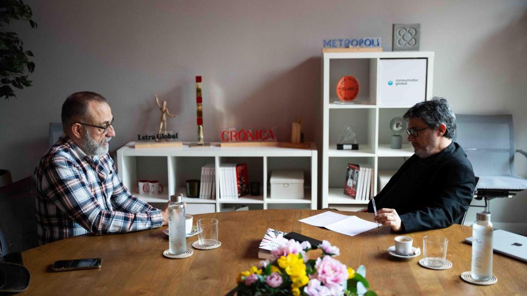 Marc Marginedas en la entrevista con 'Letra Global'