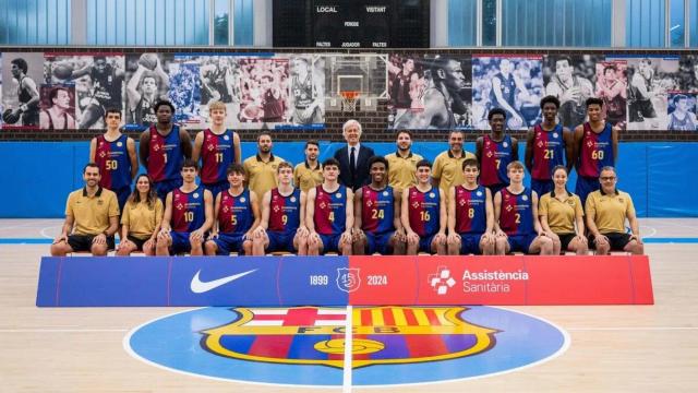 Plantilla del Barça B de basket