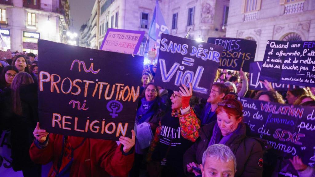 Manifestación de la Coordinadora 8M Moviment Feminista de Barcelona