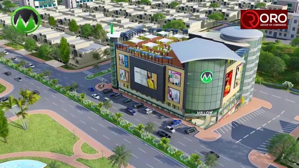 Renderización del centro comercial Mellow, en Islamabad (Pakistán)