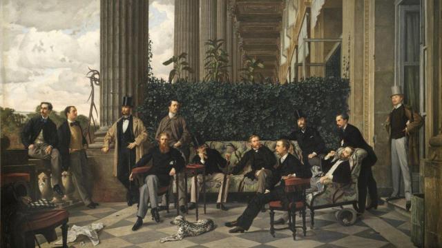 ‘El Círculo de la Rue Royale’ (1866), de James Tissot.
