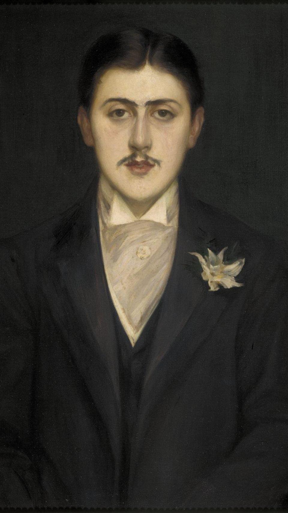 Retrato de Marcel Proust, realizado por el pintor Jacques-Émile Blanche en 1892.