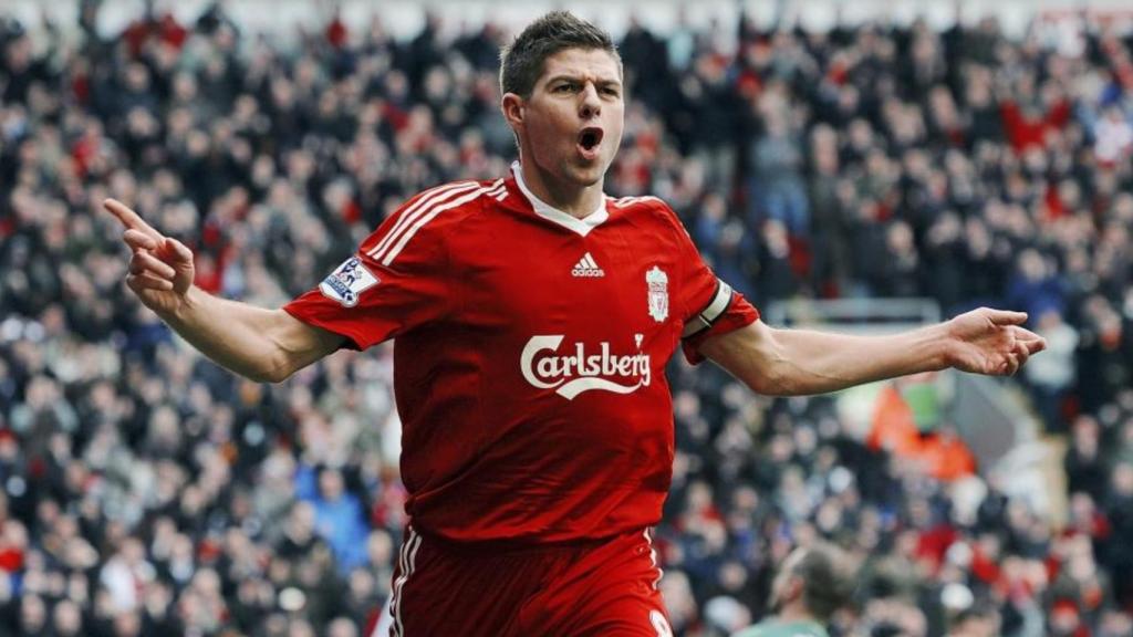 Steve Gerrard, durante su época como jugador del Liverpool