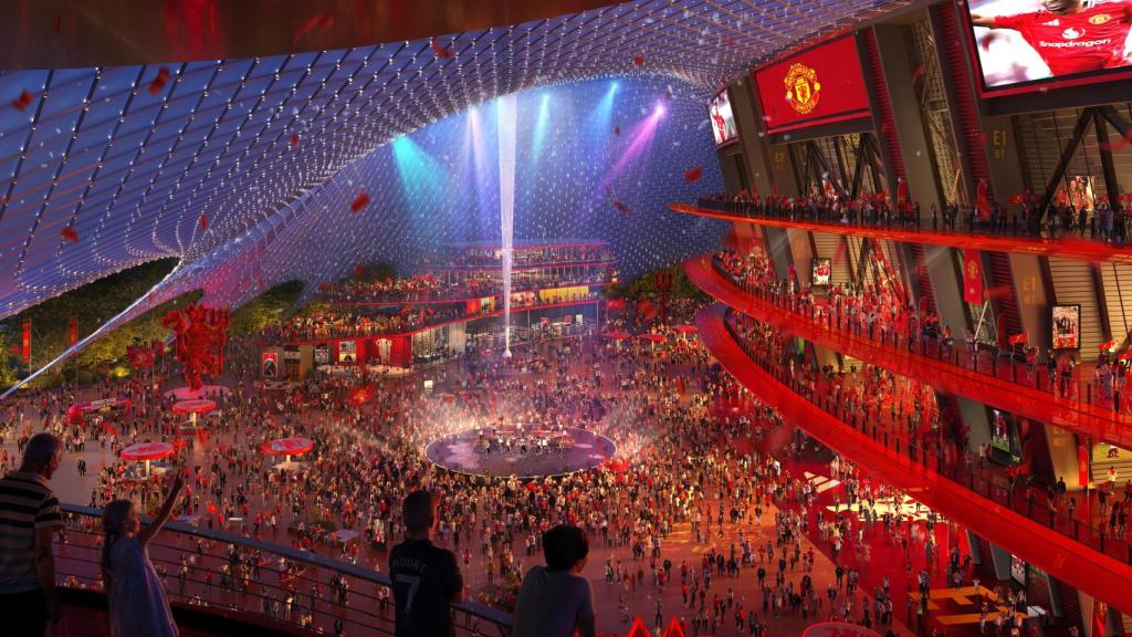 La fachada del nuevo Old Trafford se inspira en la del Camp Nou